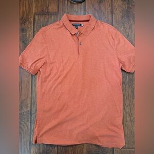 Banana Republic Men's Orange Polo Shirt- size large tall - used in good cond.